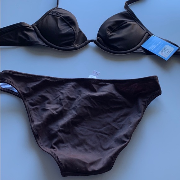 Victoria Secret bikini brown 34a top small bottom - Picture 2 of 3